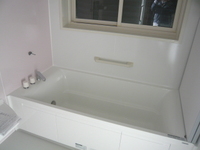 浴室
薄いピンクで柔らかい空間に。